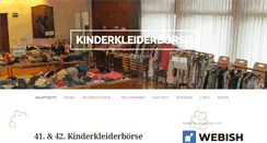 Desktop Screenshot of kinderkleiderboerse-oberwil.ch